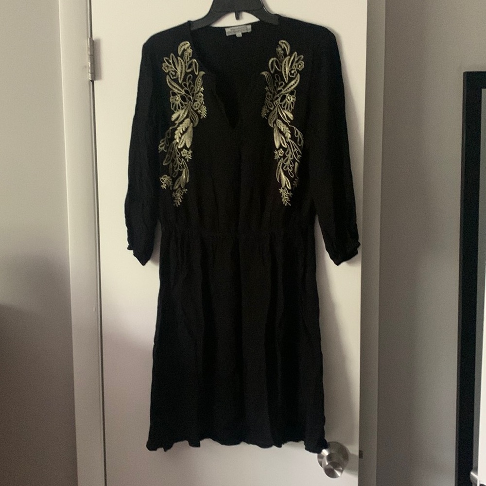 Black and Gold Dress